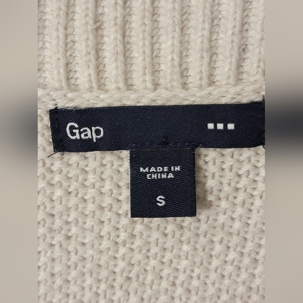 GAP Women's Open Front All Cotton Cardigan Size S - Picture 2 of 8